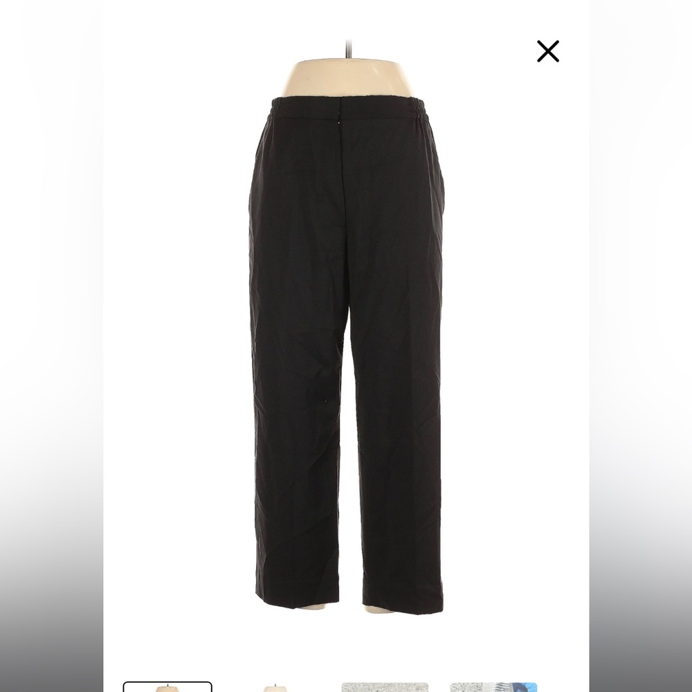 Cos Elastic Waistband Wool Pants